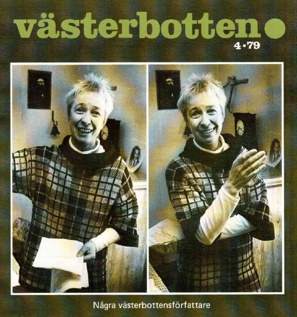 Västerbotten 4/79. Några västerbottensförfattare