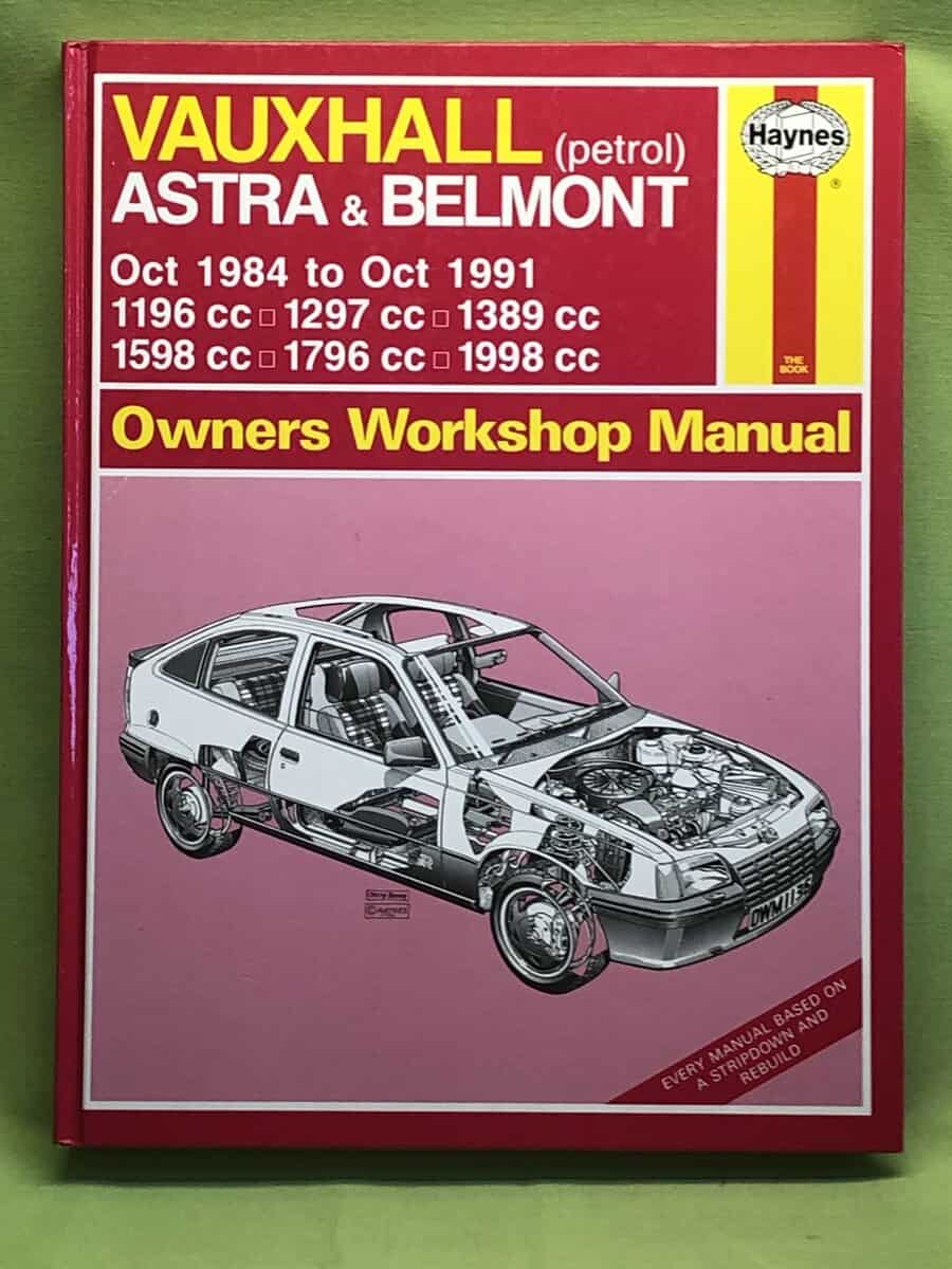 Vauxhall (petrol) Astra & Belmont Oct 1984 to Oct 1991