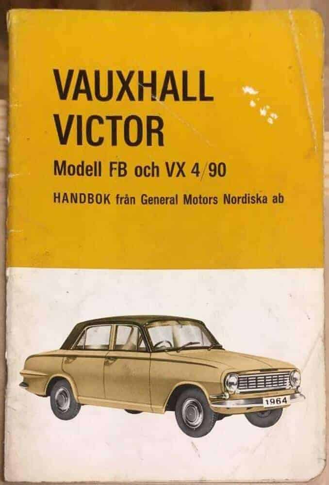 Vauxhall Victor FB och VX 4/90 Instruktionsbok