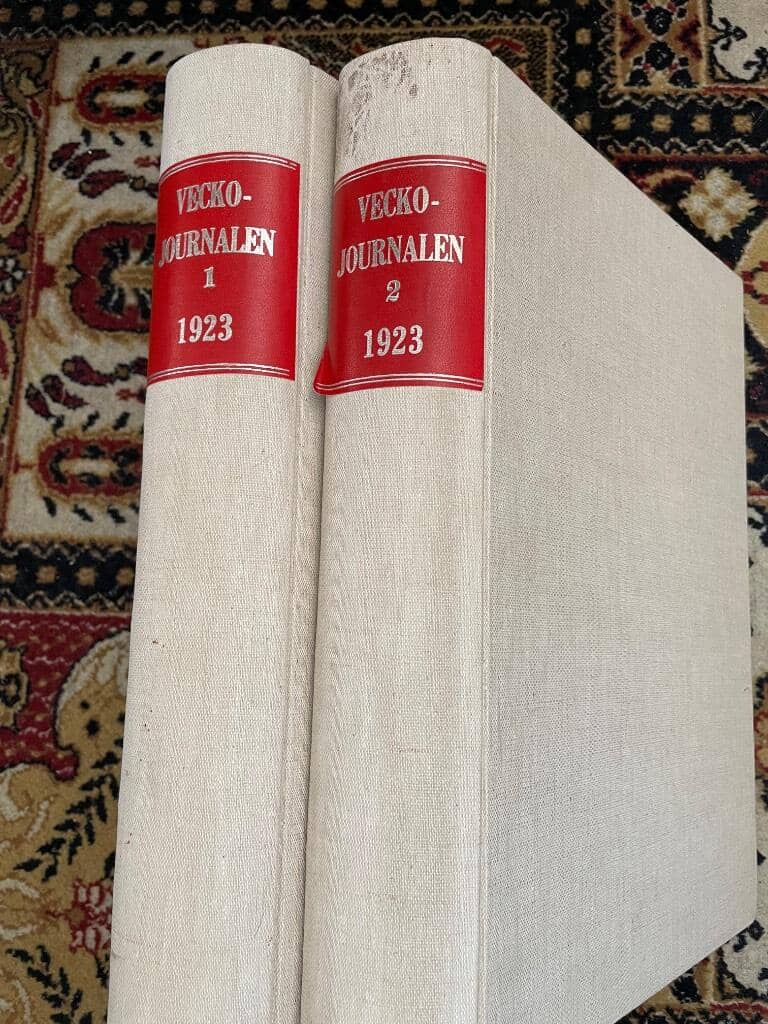 Veckojournalen årgång 1923 i praktupplagan