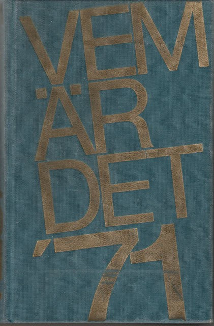 VEM ÄR DET 1971., Svensk biografisk handbok.