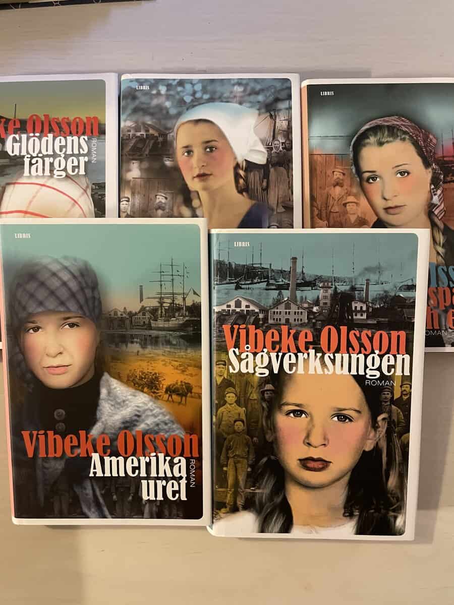Vibeke Olsson : Bricken 1-5 - Sågverksungen - Bricken på Svartvik - Sågspån och eld - Amerikauret - Glödens färger