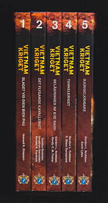 Vietnamkriget 1954-1975. Del  1- 5 (komplett)