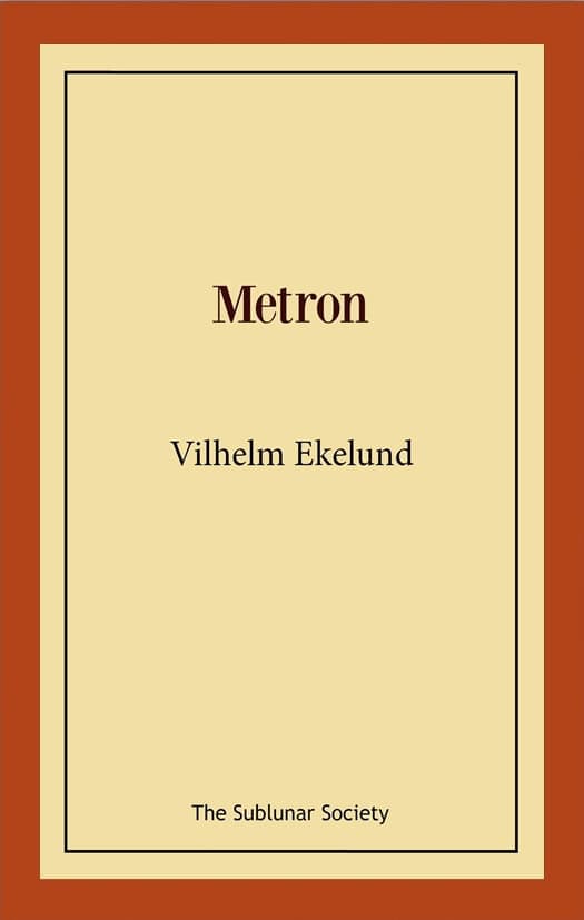 Vilhelm Ekelund : Metron