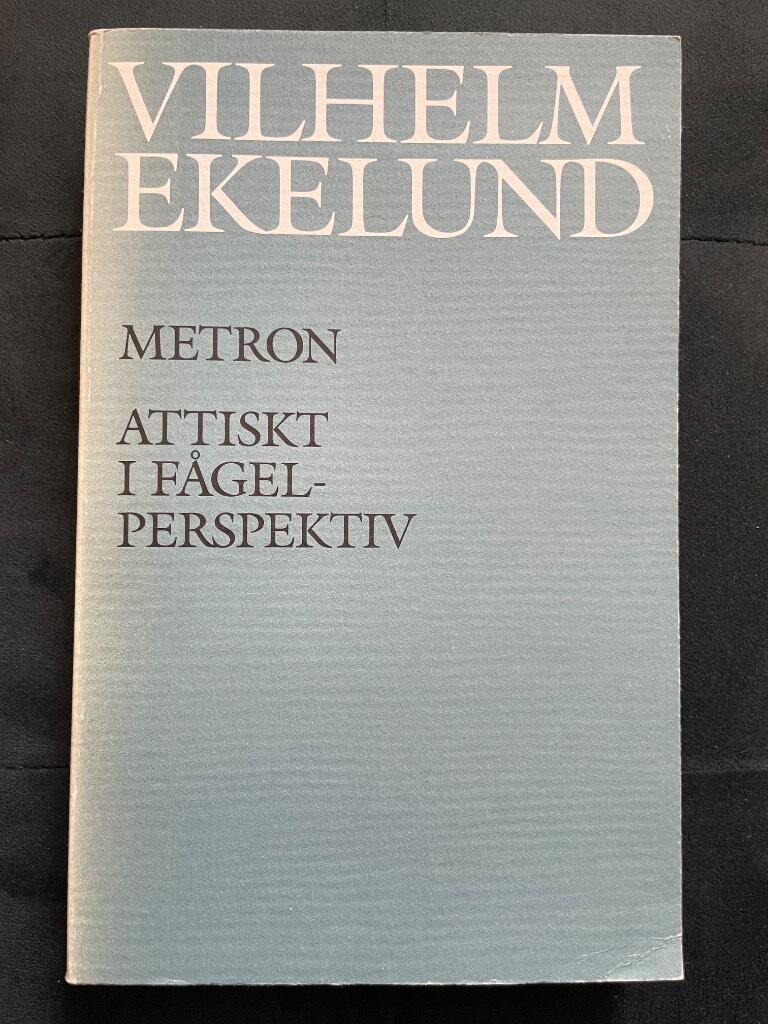 Vilhelm Ekelund : Metron