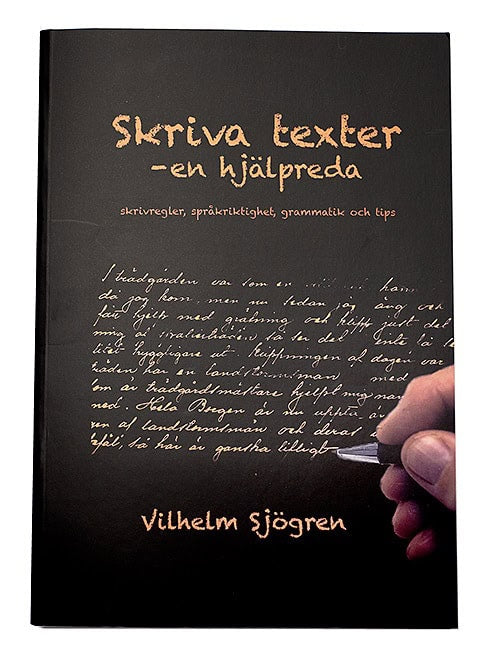 Vilhelm Sjögren : Skriva texter