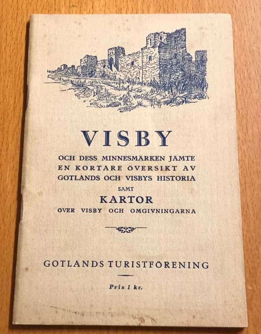 Visby och dess minnesmärken jämte en kortare översikt... samt kartor