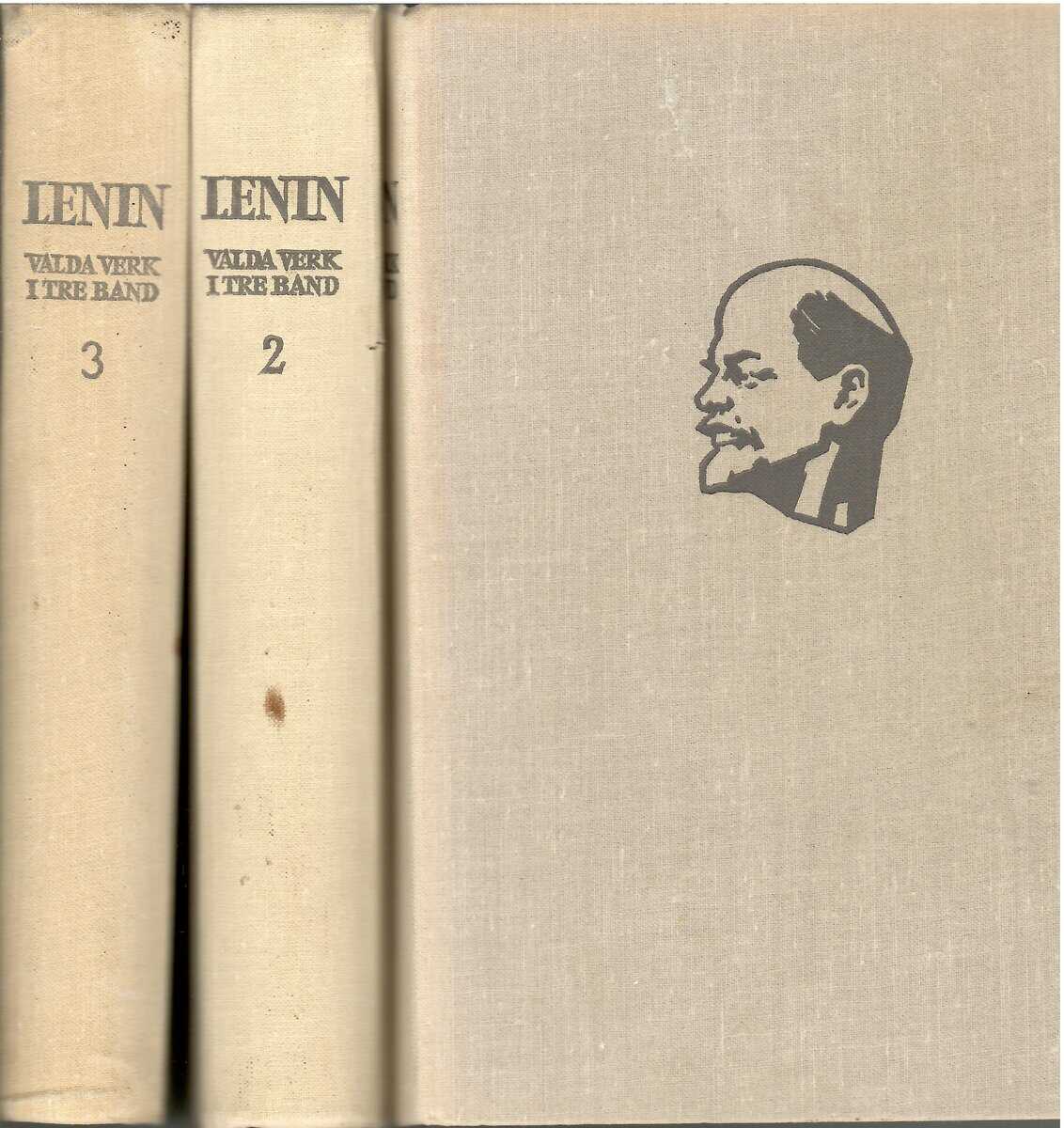 Vladimir Ilʹič Lenin : Lenin Valda verk i Tre Band