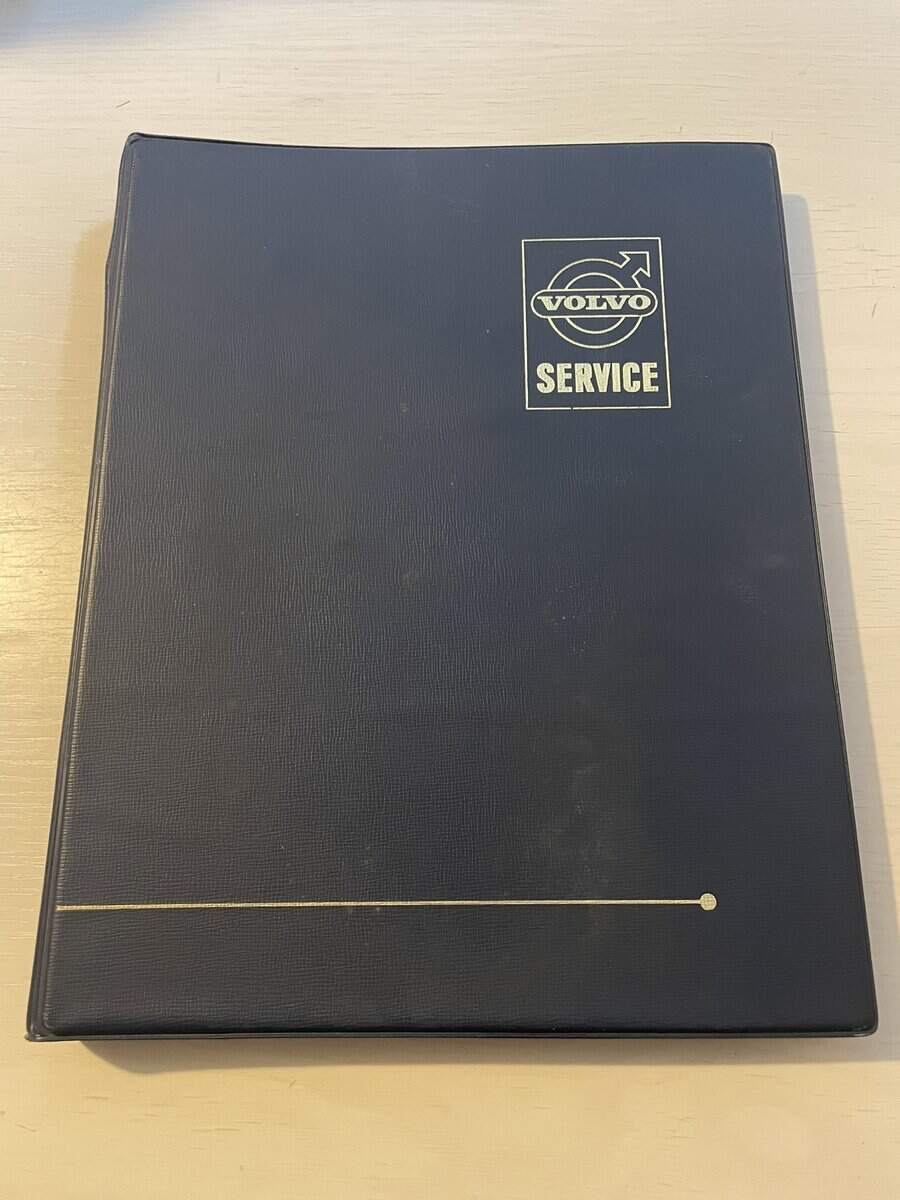 Volvo PV - Verkstadshandbok - Pärm med 13 häften
