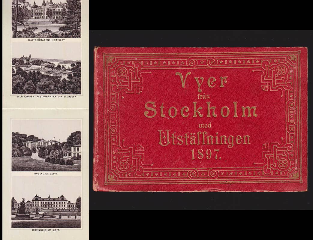 Vyer från Stockholm med Utställningen 1897 [=omslagtitel]