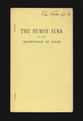 W. J. Colville : The Human Aura and the Significance of Color