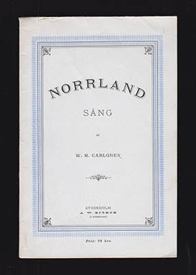 W. M. Carlgren : Norrland