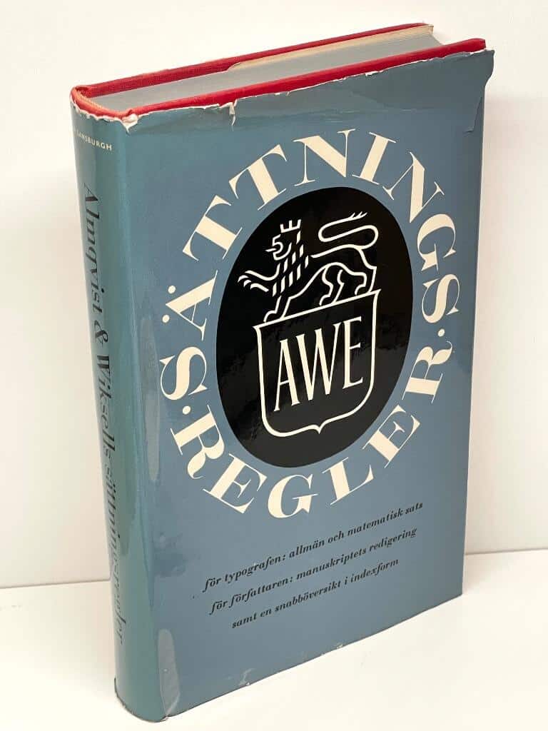 W. N. Lansburgh : Almqvist & Wiksells sättningsregler