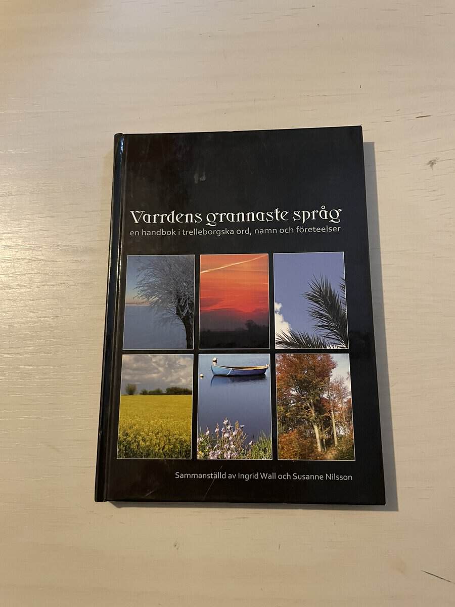 Wall, Ingrid; Nilsson, Susanne : Varrdens grannaste språg - en handbok i trelleborgska ord, namn och företeelser