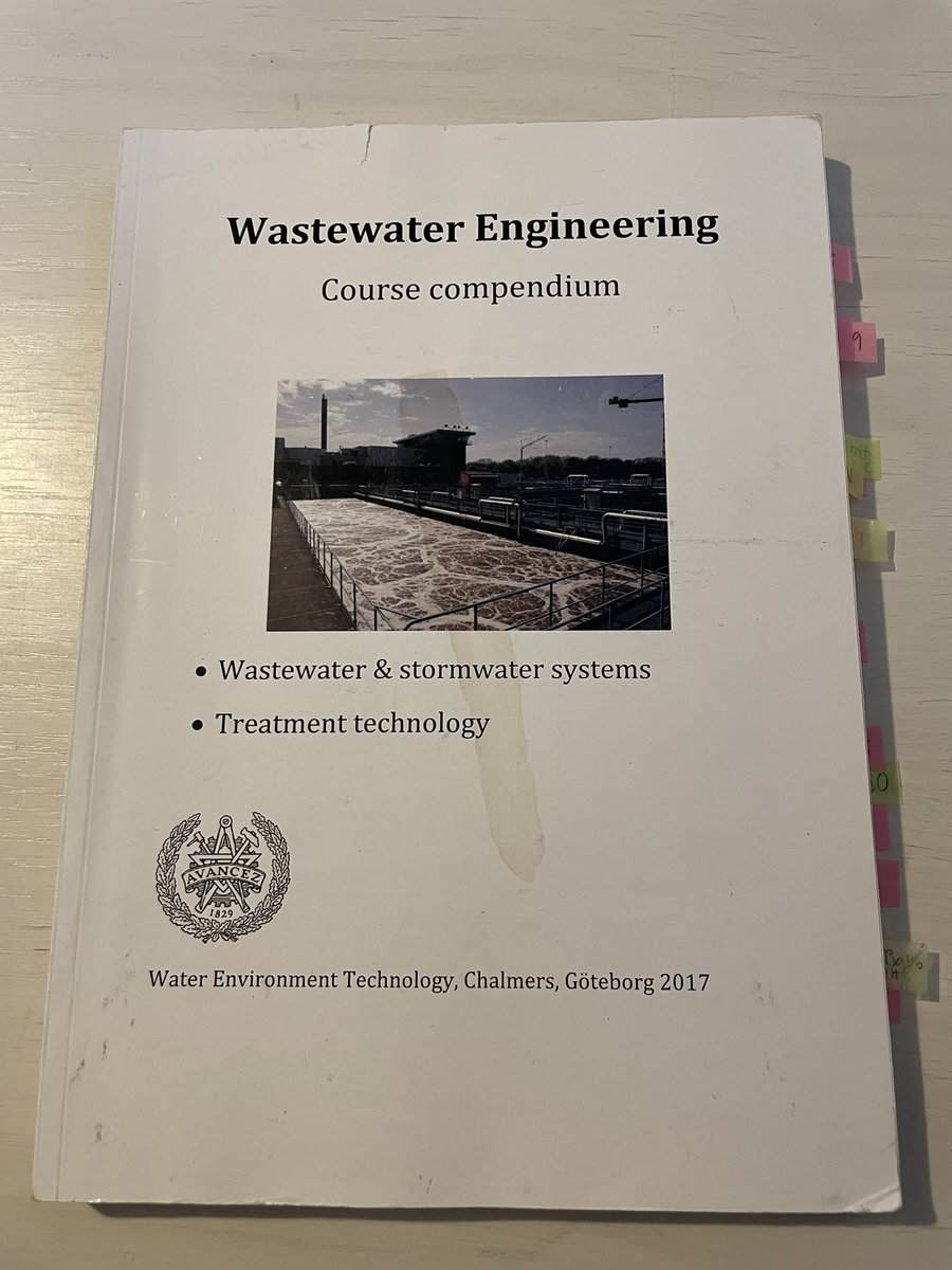 Wastewater Engineering - Course Compendium