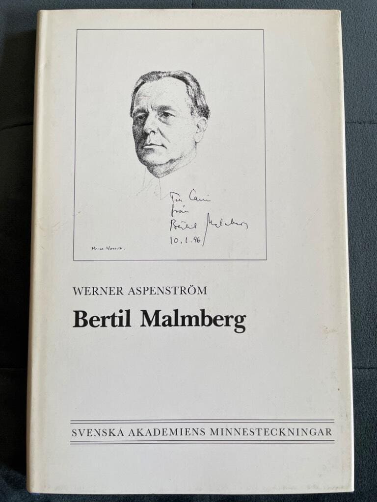 Werner Aspenström : Bertil Malmberg