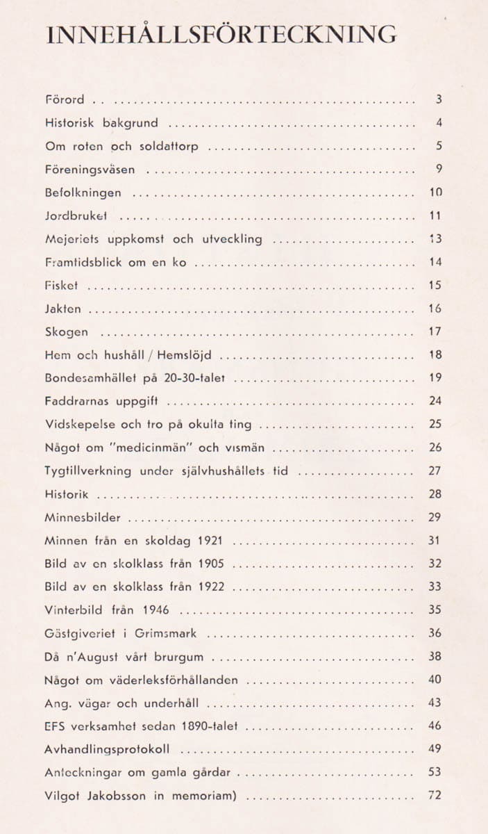 Widmark, Harald med flera : En historik från byarna Gunsmark och Grimsmark