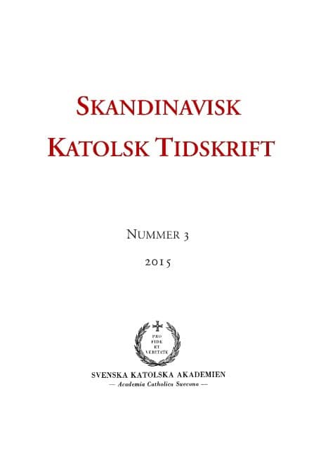 Wieselgren, Jon Peter ; Persson, Erik [red.] : Skandinavisk katolsk tidskrift 3(2015)