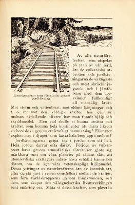 Wilhelm Meyer : Jordbävningar och vulkaner