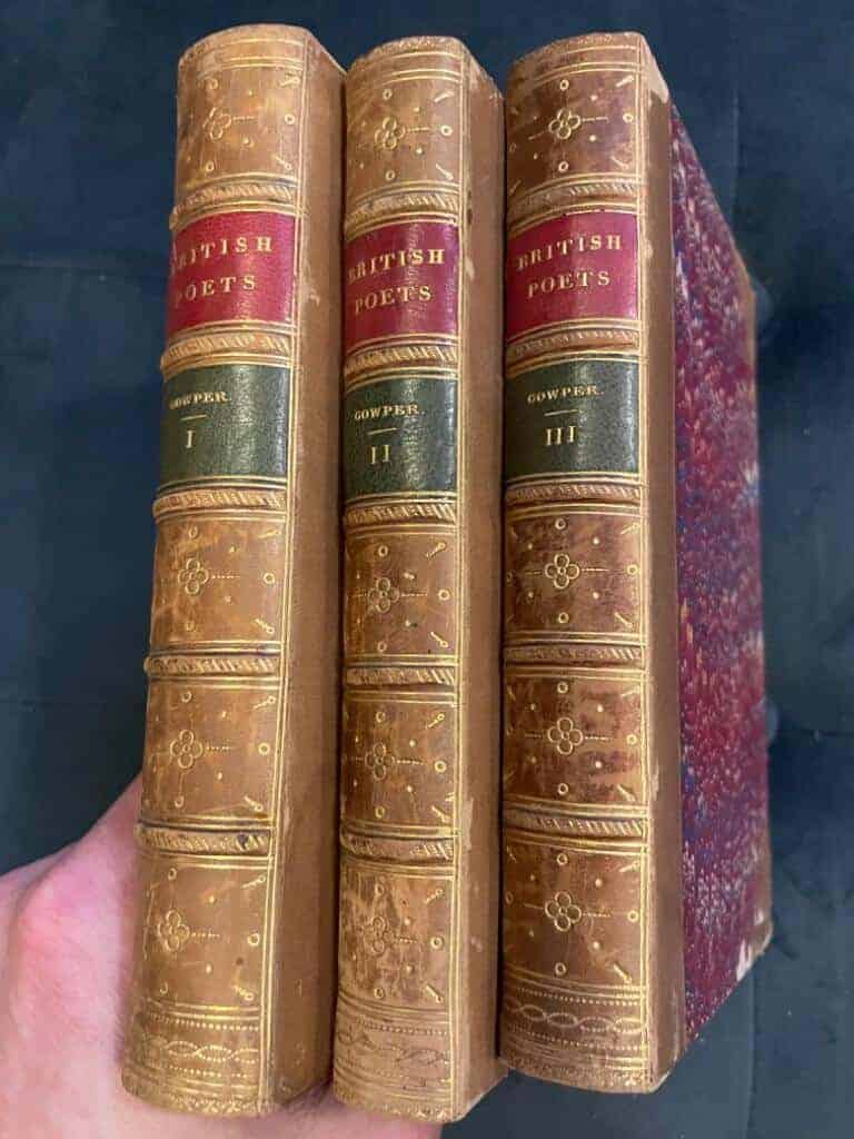 William Cowper : The Poetical Works of William Cowper I-III (complete) [the Aldine Edition of the British Poets]