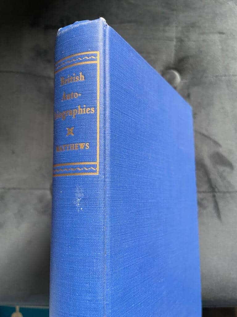William Matthews : British autobiographies