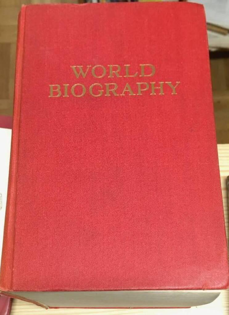 World biography - Biographical encyclopaedia of the world A-K