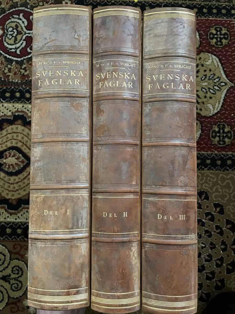 Wright, Magnus von ; Wright, Wilhelm von ; Wright, Ferdinand von ; Lönnberg, Einar : Svenska fåglar
