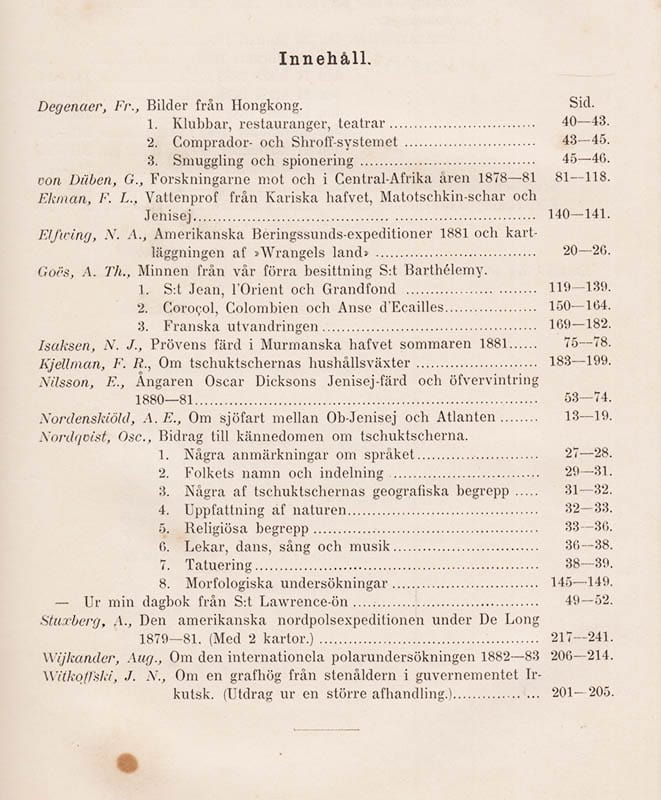 Ymer 1882. Andra årgången. Tidskrift utfgiven af Svenska Sällskapet för Antropologi och Geografi