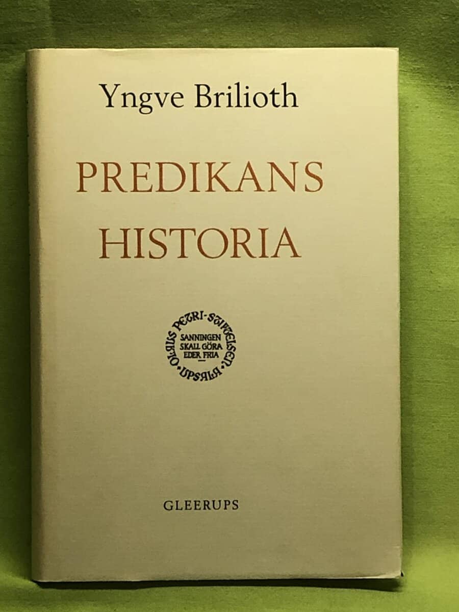 Yngve Brilioth : Predikans historia
