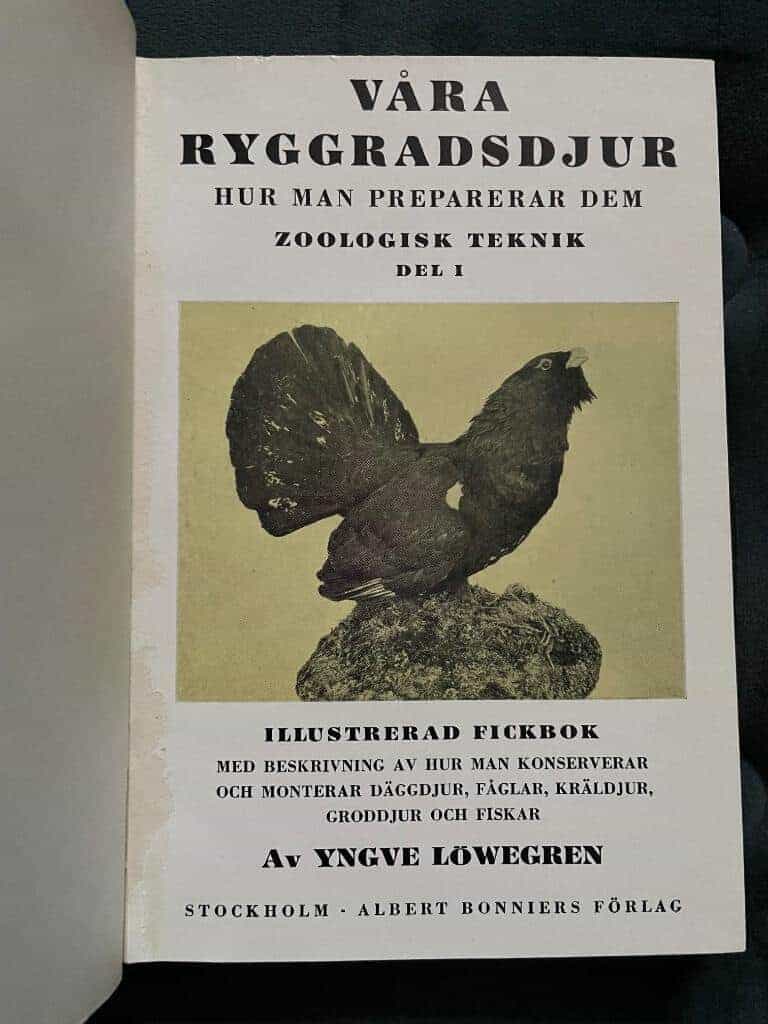 Yngve Löwegren : Zoologisk teknik I-II