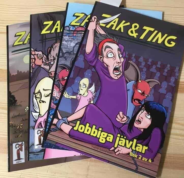 Yvette Gustafsson : Zak & Ting. Del 1-4 (samtliga)