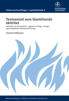 Yvonne Hallesson : Textsamtal som lässtöttande aktivitet