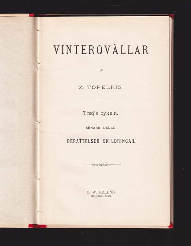 Zacharias Topelius : Gamla baron på Rautakylä [=pärmtitel]