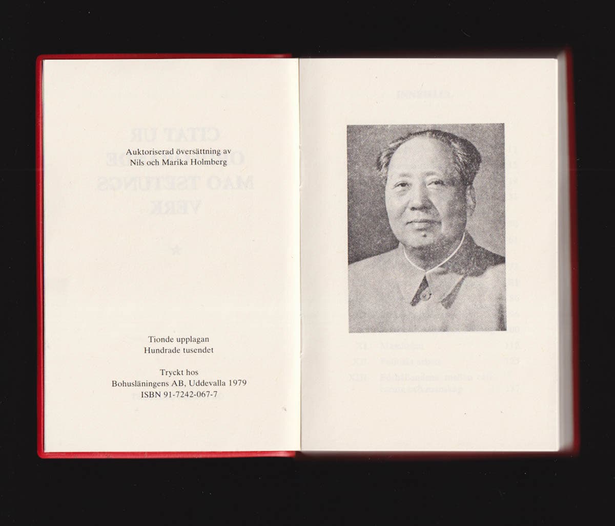 Zedong Mao : Citat ur ordförande Mao Tse-tungs verk (Maos Lilla Röda)